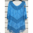 Women's Oversized 3/4 Long Sleeve Tunic (S/M ONE SIZE) ITALIAN FASHION IMPSH235210
