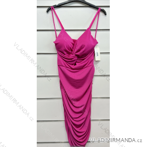 Women's Elegant Strapless Dress (S/M ONE SIZE) ITALIAN FASHION IMPSH235011A