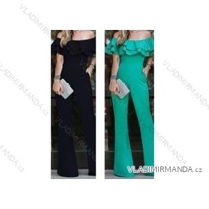 Women's Long Summer Carmen Jumpsuit (S/M ONE SIZE) ITALIAN FASHION IMWB22076