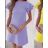 Women's Long Chiffon Short Sleeve Dress (S/M ONE SIZE) ITALIAN FASHION IMWGS231048