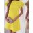 Women's Long Chiffon Short Sleeve Dress (S/M ONE SIZE) ITALIAN FASHION IMWGS231048