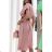 Women's Long Chiffon Short Sleeve Dress (S/M ONE SIZE) ITALIAN FASHION IMWGS231048