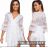 Women's Long Chiffon Short Sleeve Dress (S/M ONE SIZE) ITALIAN FASHION IMWGS231048