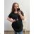 Tunic with pendant short sleeve women's plus size (3XL/4XL ONE SIZE) ITALIAN FASHION IMC23020