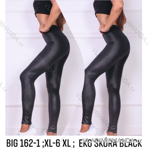 Women's Long Leather Leggings Plus Size (XL-6XL) TURKISH FASHION TMWL23162-1