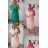 Women's Long Chiffon Short Sleeve Dress (S/M ONE SIZE) ITALIAN FASHION IMWGS231048