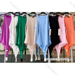 Women's Sleeveless Bodysuit (S/M ONE SIZE) ITALIAN FASHION IMWKK231449