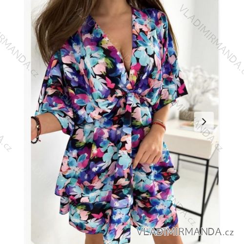 Women's Summer 3/4 Long Sleeve Dress (S/M ONE SIZE) ITALIAN FASHION IMWKK231460