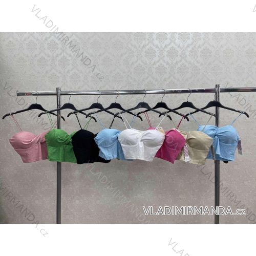 Women's strappy crop top (S/M ONE SIZE) ITALIAN FASHION IMWKK231462