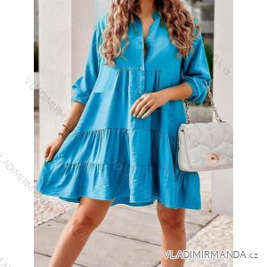 Women's Oversize Long Sleeve Shirt Dress (S/M/L ONE SIZE) ITALIAN FASHION IMWMY231465