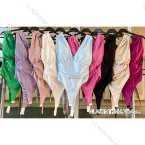 Women's Sleeveless Bodysuit (S/M ONE SIZE) ITALIAN FASHION IMWKK231485