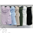 Women's Long Chiffon Short Sleeve Dress (S/M ONE SIZE) ITALIAN FASHION IMWGS231048