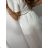 Šaty letní na ramínka dámské (S/M ONE SIZE) ITALSKÁ MÓDA IMPBB22B21841 S/M white