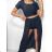 Women's Short Sleeve Crop Top T-Shirt (S/M ONE SIZE) ITALIAN FASHION IMPGM2321250