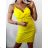 Women's elegant summer strapless dress (S/M ONE SIZE) ITALIAN FASHION IMWB23129