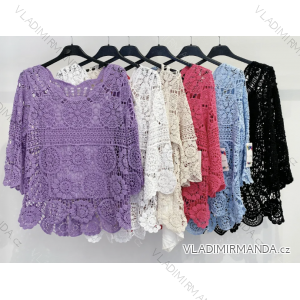 Women's Long Chiffon Short Sleeve Dress (S/M ONE SIZE) ITALIAN FASHION IMWGS231048