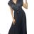Šaty riflové dlouhé košilové dámské (uni sl) ITALIAN Fashion IM3181746