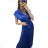 Šaty riflové dlouhé košilové dámské (uni sl) ITALIAN Fashion IM3181746