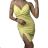 Women's mini summer dress with straps (S/M/L ONE SIZE) ITALIAN FASHION IMD22376/DR yellow