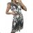 Šaty košilové dlouhý rukáv dámské (S/M ONE SIZE) ITALSKÁ MODA IMB229927 M / L white