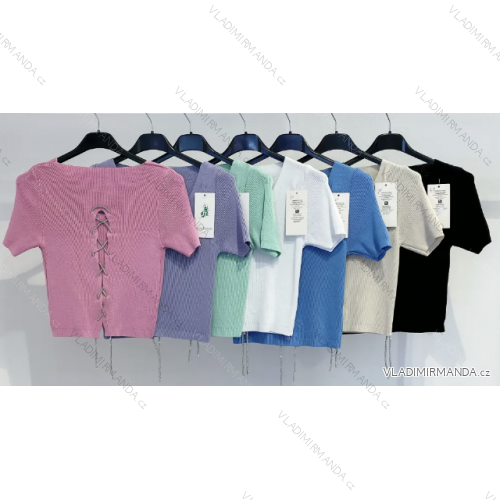 Women's Long Chiffon Short Sleeve Dress (S/M ONE SIZE) ITALIAN FASHION IMWGS231048