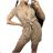 Women's Summer Short Sleeve Jumpsuit (S/M ONE SIZE) ITALIAN FASHION IMWB236490