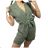 Women's Summer Short Sleeve Jumpsuit (S/M ONE SIZE) ITALIAN FASHION IMWB236490
