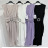 Women's Long Chiffon Short Sleeve Dress (S/M ONE SIZE) ITALIAN FASHION IMWGS231048