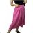 Women's Mid-Length Skirt (S/M ONE SIZE) ITALIAN FASHION IMM23HG4911/DU Dark Pink