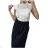 Dress with 3/4-sleeve ladies pocket (uni sl) ITALIAN Fashion IM3181746 S/M black