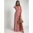 Women's Dress Long Straps Variable Tie (S/M/L/XL ONE SIZE) ITALIAN FASHION IMM223000HG - Fuchsia Pink - S/M
