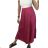 Women's Medium Length Satin Skirt (S/M ONE SIZE) ITALIAN FASHION IMM23UN6886
