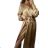 Elegant Long Sleeve Dress Women (S / M.ONE SIZE) ITALIAN FASHION IMM211302