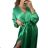 Elegant Long Sleeve Dress Women (S / M.ONE SIZE) ITALIAN FASHION IMM211302