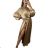 Elegant Long Sleeve Dress Women (S / M.ONE SIZE) ITALIAN FASHION IMM211302