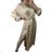 Elegant Long Sleeve Dress Women (S / M.ONE SIZE) ITALIAN FASHION IMM211302