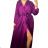 Elegant Long Sleeve Dress Women (S / M.ONE SIZE) ITALIAN FASHION IMM211302 S/M black
