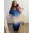 Women's Plus Size Long Short Sleeve Dress (3XL/4XL/5XL ONE SIZE) ITALIAN FASHION IM423IRINA