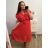 Women's Long Chiffon Short Sleeve Dress (S/M ONE SIZE) ITALIAN FASHION IMWGS231048