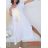 Šaty riflové dlouhé košilové dámské (uni sl) ITALIAN Fashion IM3181746