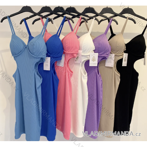 Women's Long Chiffon Short Sleeve Dress (S/M ONE SIZE) ITALIAN FASHION IMWGS231048