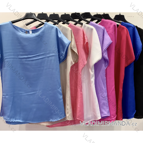 Women's Long Chiffon Short Sleeve Dress (S/M ONE SIZE) ITALIAN FASHION IMWGS231048