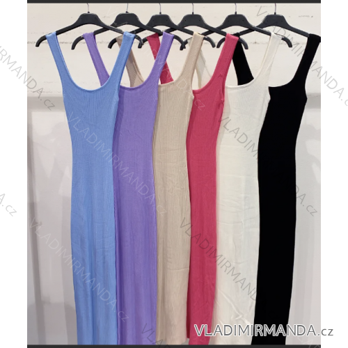 Women's Long Chiffon Short Sleeve Dress (S/M ONE SIZE) ITALIAN FASHION IMWGS231048