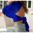 Women's Long Chiffon Short Sleeve Dress (S/M ONE SIZE) ITALIAN FASHION IMWGS231048