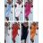Women's Long Chiffon Short Sleeve Dress (S/M ONE SIZE) ITALIAN FASHION IMWGM23456