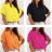 Women's long sleeve blouse (S / M ONE SIZE) ITALIAN FASHION IMWK21011