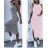 Women's Stripe Long Summer Strapless Dress (S/M ONE SIZE) ITALIAN FASHION IMWB23326