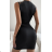 Women's Long Chiffon Short Sleeve Dress (S/M ONE SIZE) ITALIAN FASHION IMWGS231048