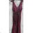 Women's Long Chiffon Short Sleeve Dress (S/M ONE SIZE) ITALIAN FASHION IMWGS231048