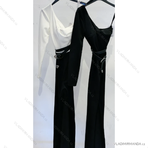 Women's Long Chiffon Short Sleeve Dress (S/M ONE SIZE) ITALIAN FASHION IMWGS231048